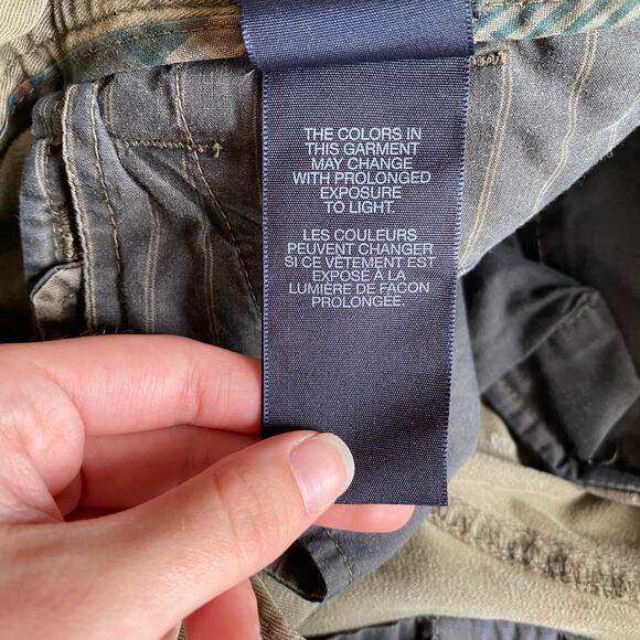 Tommy Hilfiger Cargo Pants Men 30x32 Green‎ Utility Workwear Military Pockets - Picture 14 of 16